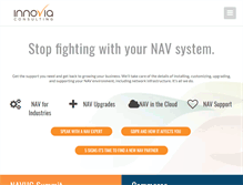 Tablet Screenshot of innovia.com